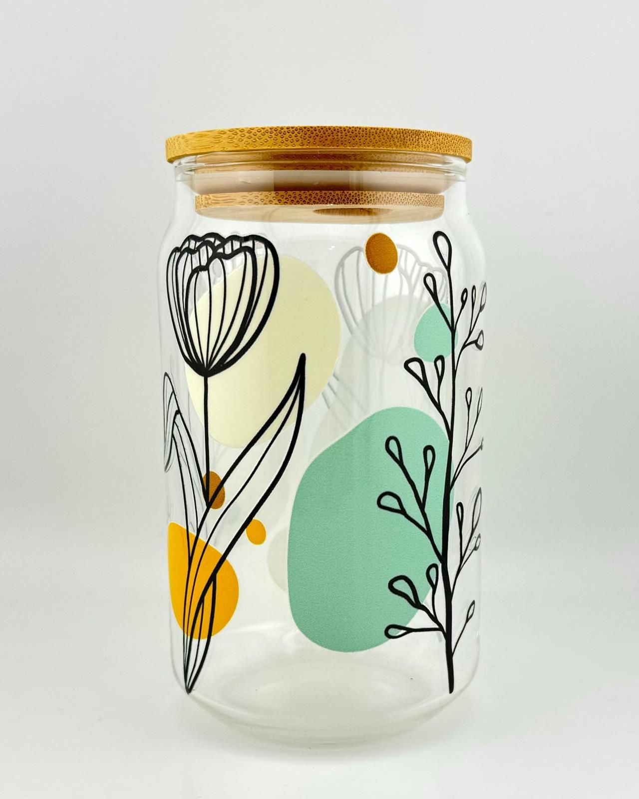 'DAINTY WILDFLOWER' 16oz Glass Can