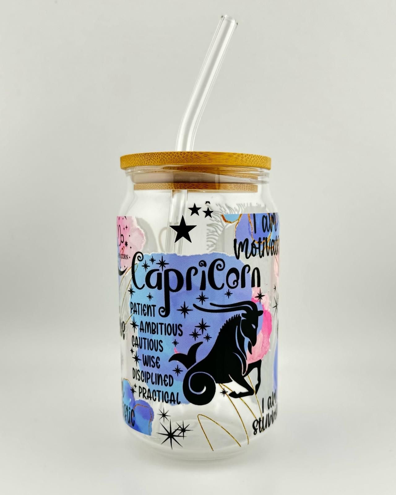 'CAPRICON' 16oz Glass Can Media 1 of 4