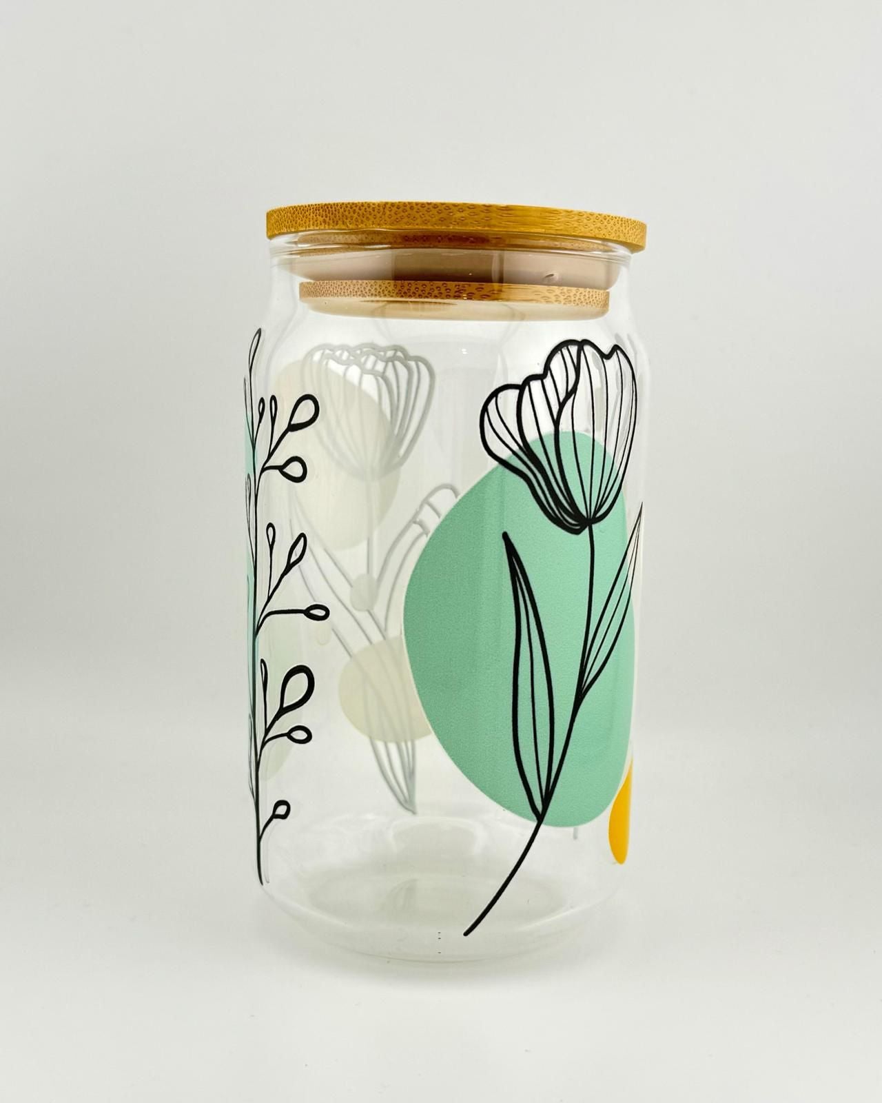 'DAINTY WILDFLOWER' 16oz Glass Can