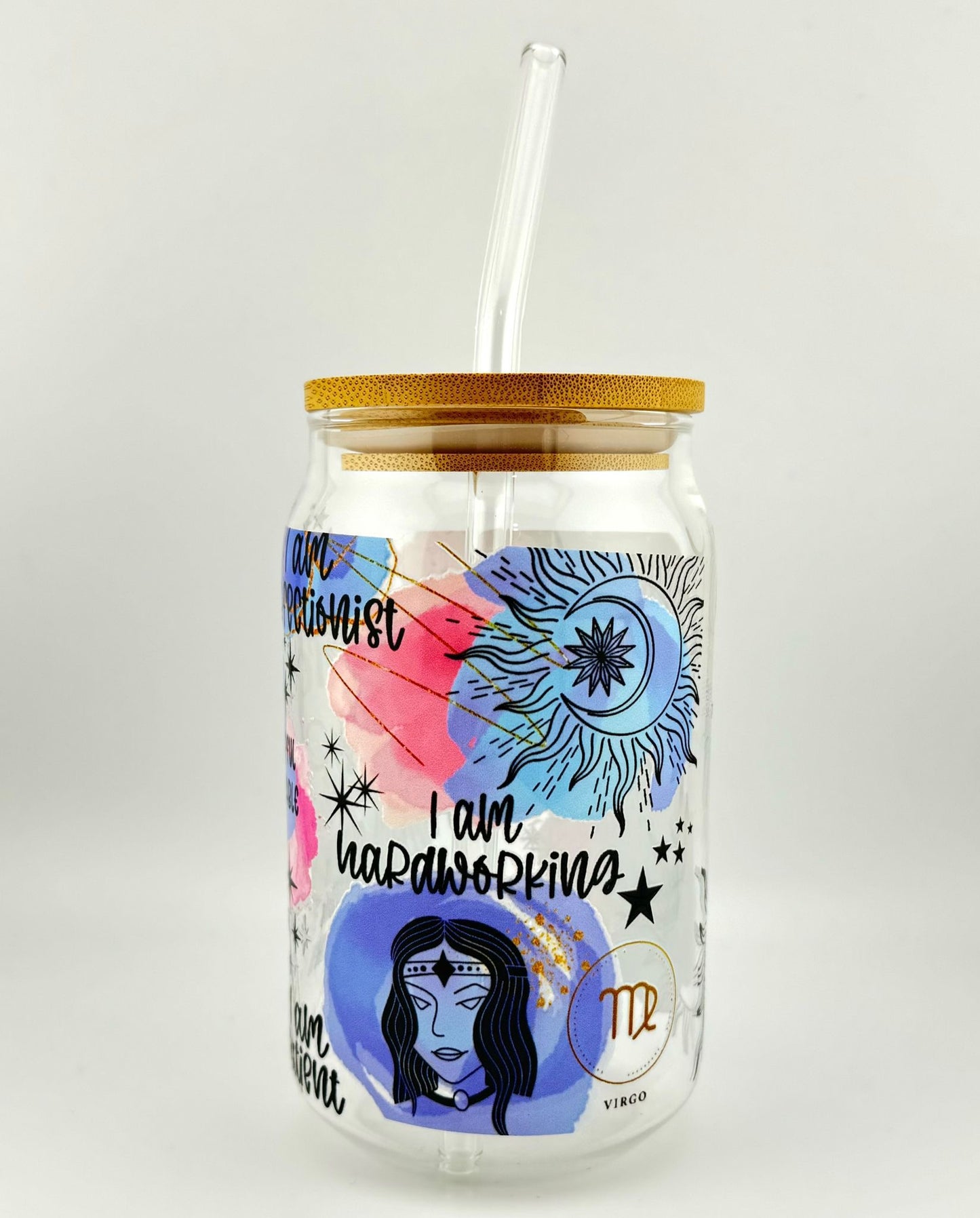 'VIRGO' 16oz Glass Can Media 2 of 4