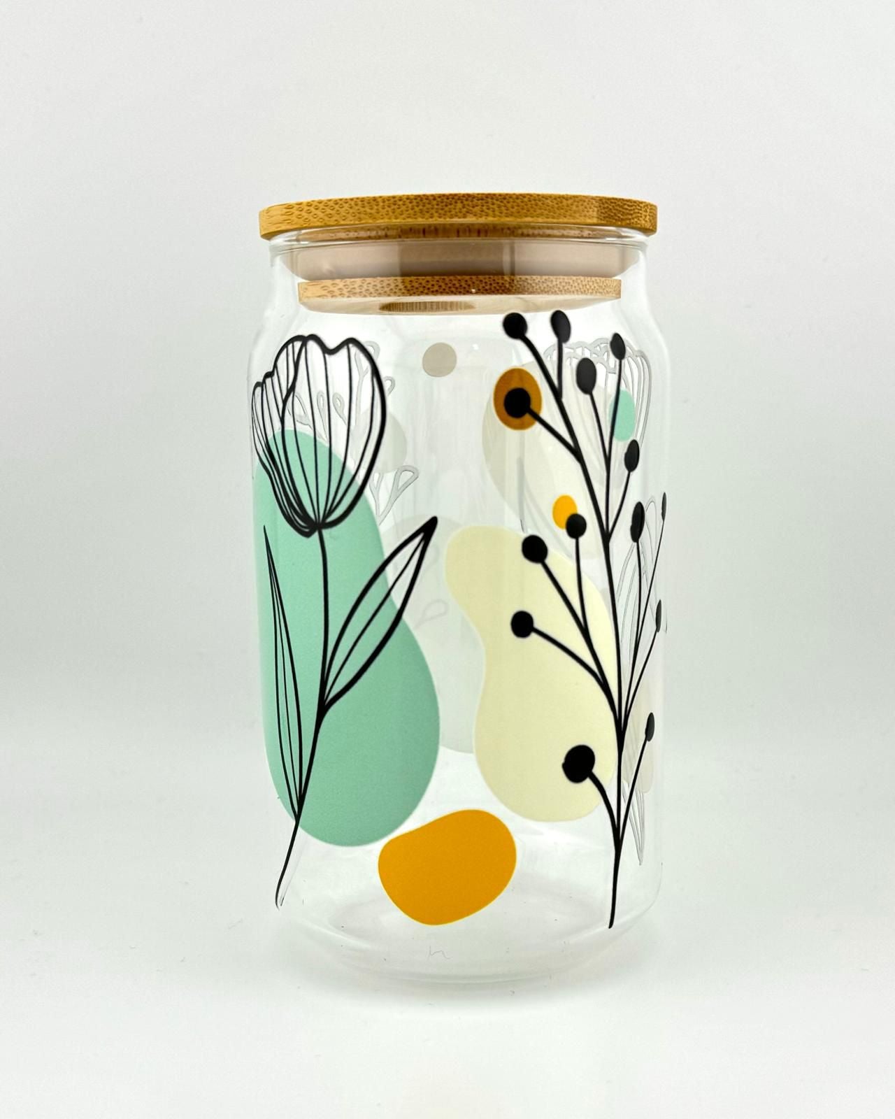 'DAINTY WILDFLOWER' 16oz Glass Can